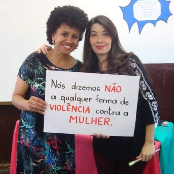 Gina Vieira, criadora do projeto Mulheres Inspiradoras também esteve no CEF 407